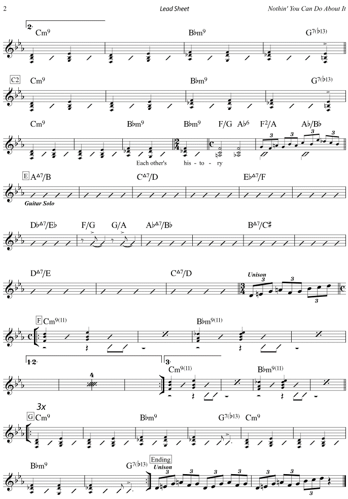 Sheet Music